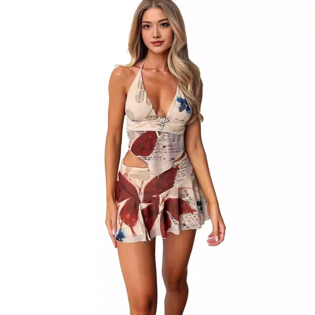 Damen Sommerkleid mit floralem Design R&B