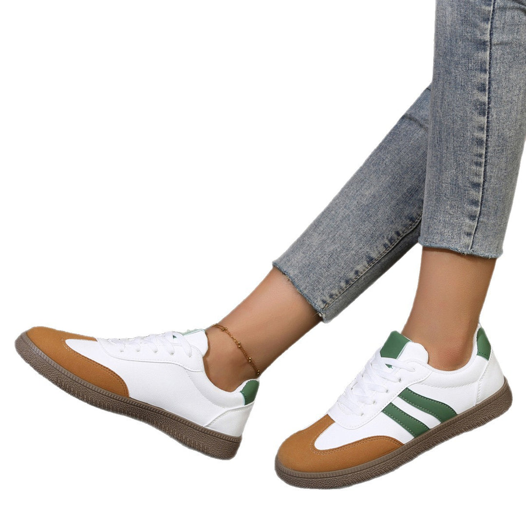 Damen klassische Freizeitsneakers mit griffiger Gummisohle und atmungsaktivem Obermaterial R&B