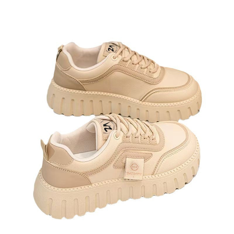 Damen Sportliche Plateau-Sneaker mit rutschfester Sohle und atmungsaktivem Obermaterial R&B
