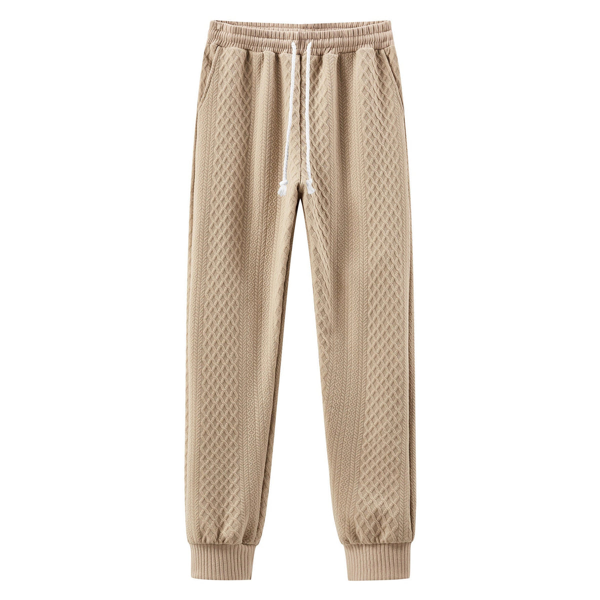 Herren Komfortable Strick-Jogginghose mit modernem Design und elastischem Bund R&B