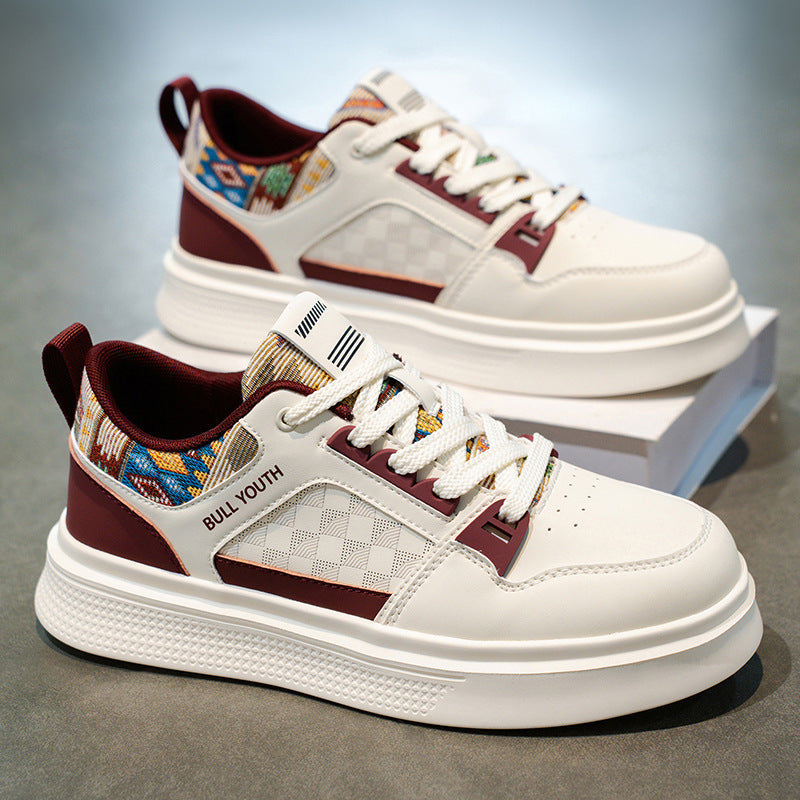 Damen Modische Sneakers mit einzigartigem Ethno-Design und gepolsterter Sohle R&B