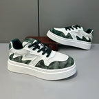 Damen bequeme Chunky Sneakers mit sportlichem Design und dämpfender Sohle R&B