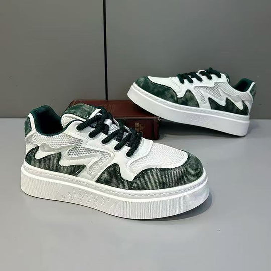 Damen bequeme Chunky Sneakers mit sportlichem Design und dämpfender Sohle R&B