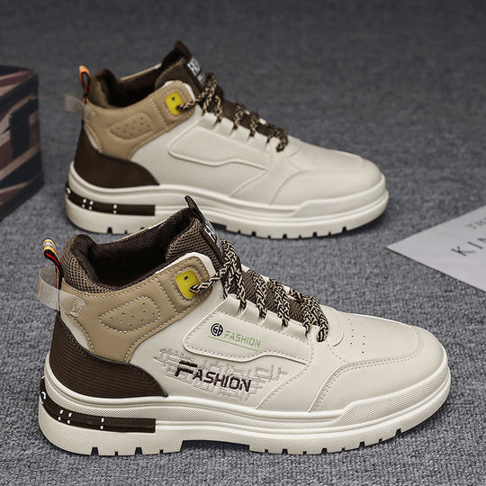 Damen modische High-Top Sneakers mit stylischem Design und rutschfester Sohle R&B