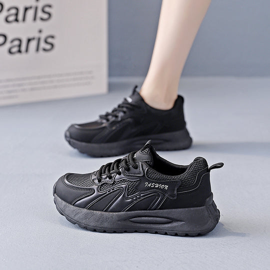 Damen Lauf-Sneakers mit gepolsterter Sohle und atmungsaktiver Mesh-Oberfläche R&B