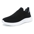Damen Bequeme Slip-On Sneakers mit atmungsaktivem Strick-Obermaterial und flexiblem Fußbett R&B