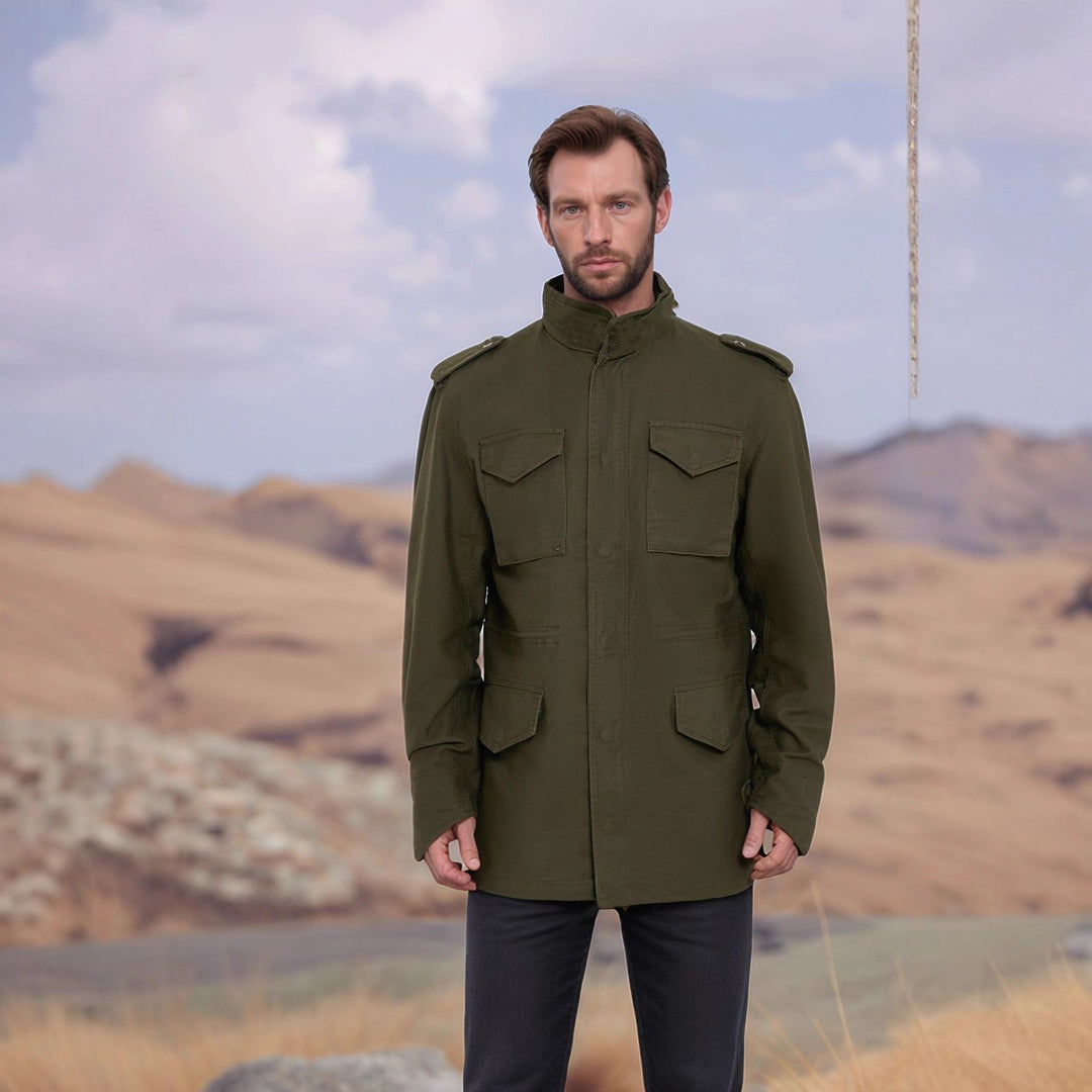 Damen Utility-Jacke im Military-Stil R&B