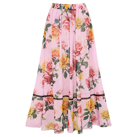 Damen Einseitiger Badeanzug mit floralem Drapierungsdesign R&B