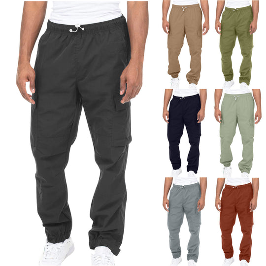 Herren Cargo-Hose mit elastischem Bund und praktischen Seitentaschen R&B