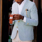 Herren moderner Karoblazer R&B