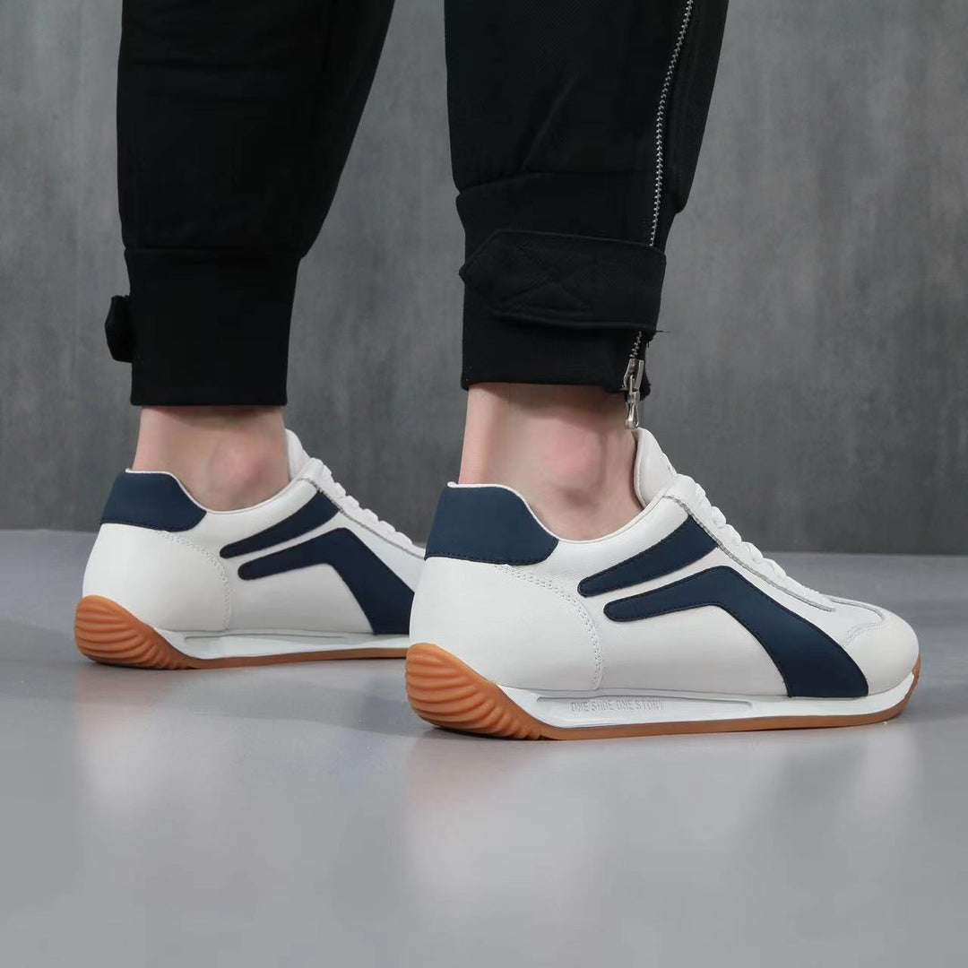 Damen Modische Alltagssneaker mit atmungsaktivem Leder und rutschfester Sohle R&B