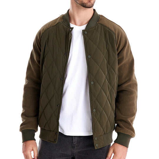 Herren Steppjacke mit modernem Design und praktischen Taschen R&B