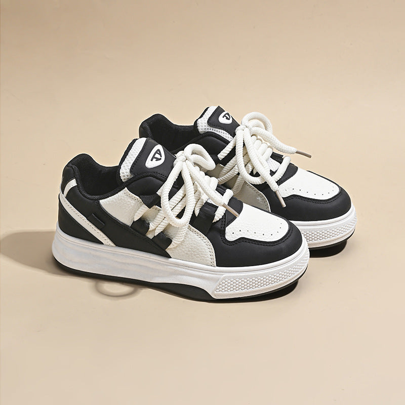 Damen Sportliche Sneakers mit dicker Laufsohle und atmungsaktivem Obermaterial R&B