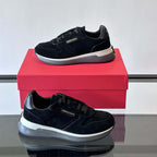 Damen Sportliche Sneakers mit rutschfester Laufsohle und hochwertiger Wildleder-Oberfläche R&B