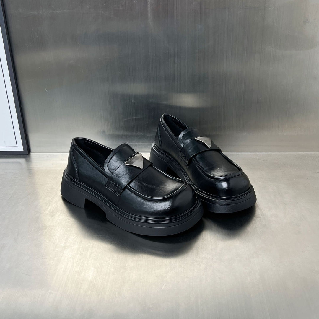 Damen modische Loafer mit komfortabler Sohle und eleganter Schnalle R&B