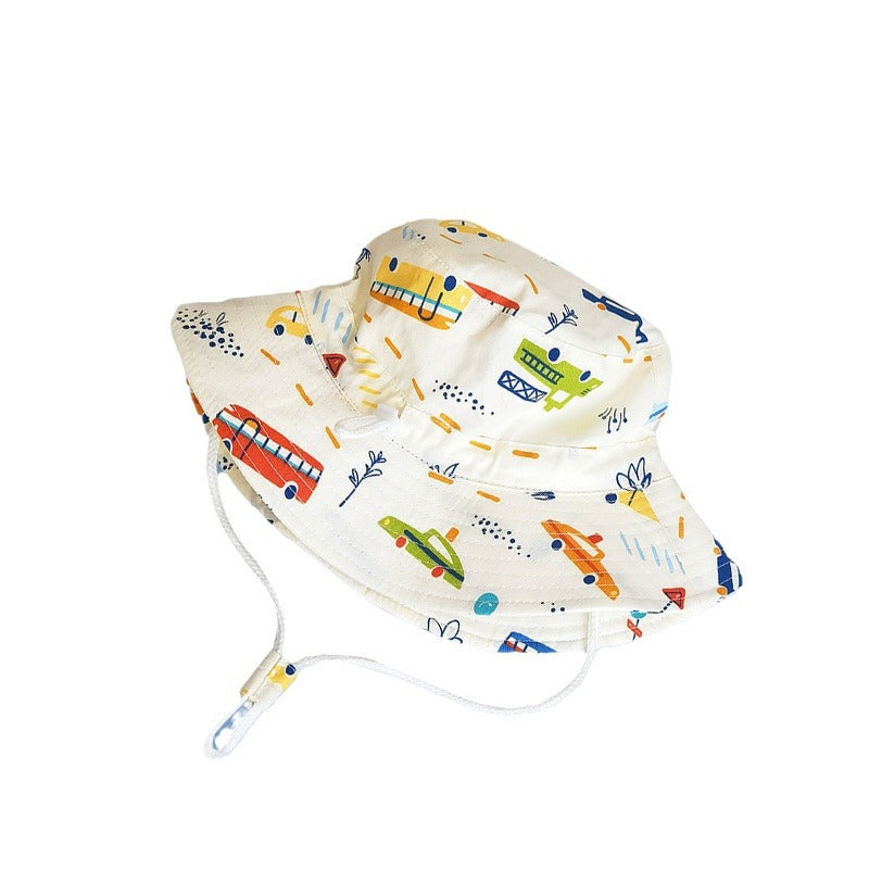 Kinder Sonnenhut mit fröhlichem Motiven R&B