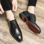Herren Elegante Schnürschuhe aus hochwertigem Leder mit komfortabler Innensohle