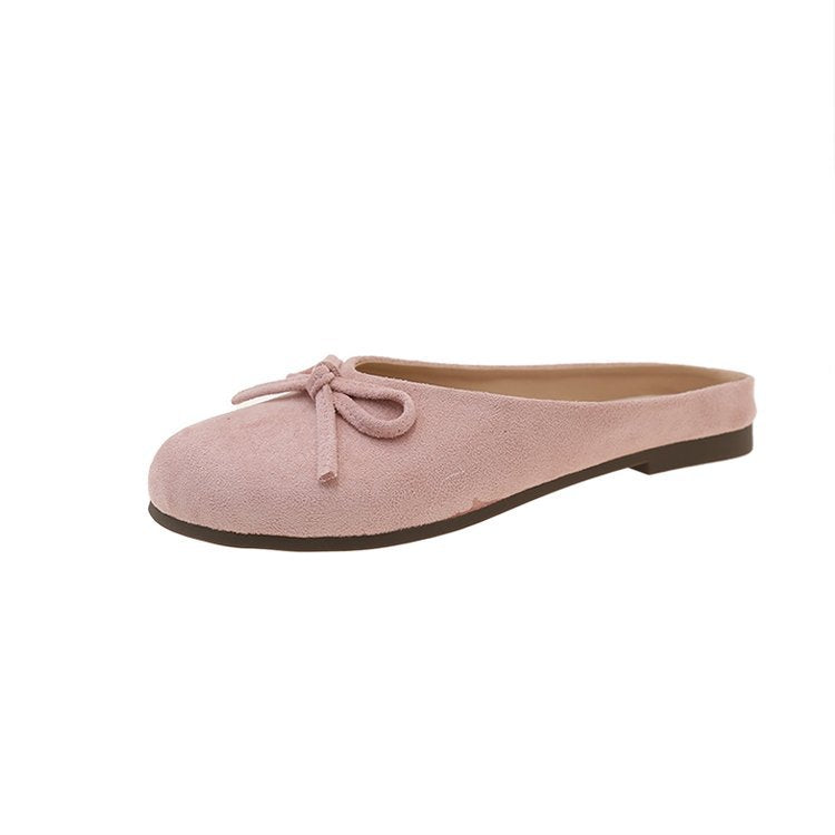 Damen elegante Slipper mit dekorativer Schleifenverzierung R&B