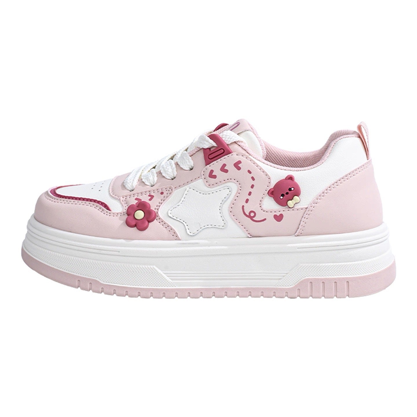 Damen Trendy Sneakers mit verspieltem Design und komfortablem Sohlenprofil R&B
