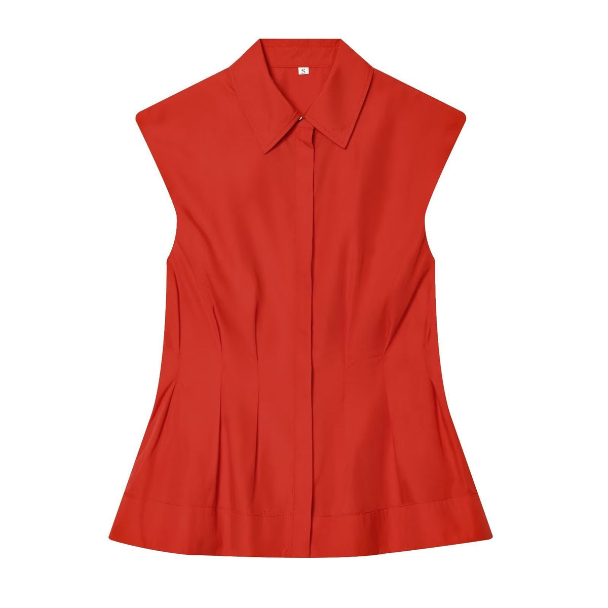 Damen ärmellose Bluse mit modernem Schnitt R&B