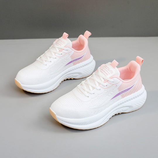 Damen Sportliche Sneakers mit atmungsaktivem Mesh-Obermaterial und dämpfendem Sohlenprofil R&B