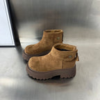 Damen Stiefeletten mit rutschfester Sohle und weichem Wildlederoberteil R&B