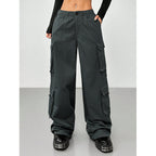 Damen Cargo-Hose mit weitem Schnitt und praktischen Taschen R&B