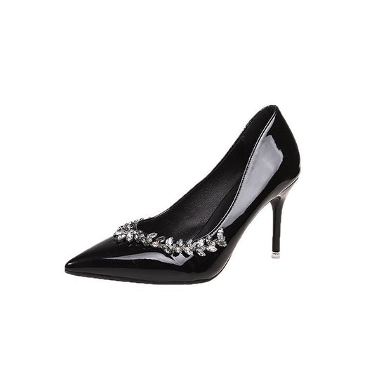 Damen Spitzenpumps mit funkelndem Schmuckdetail R&B