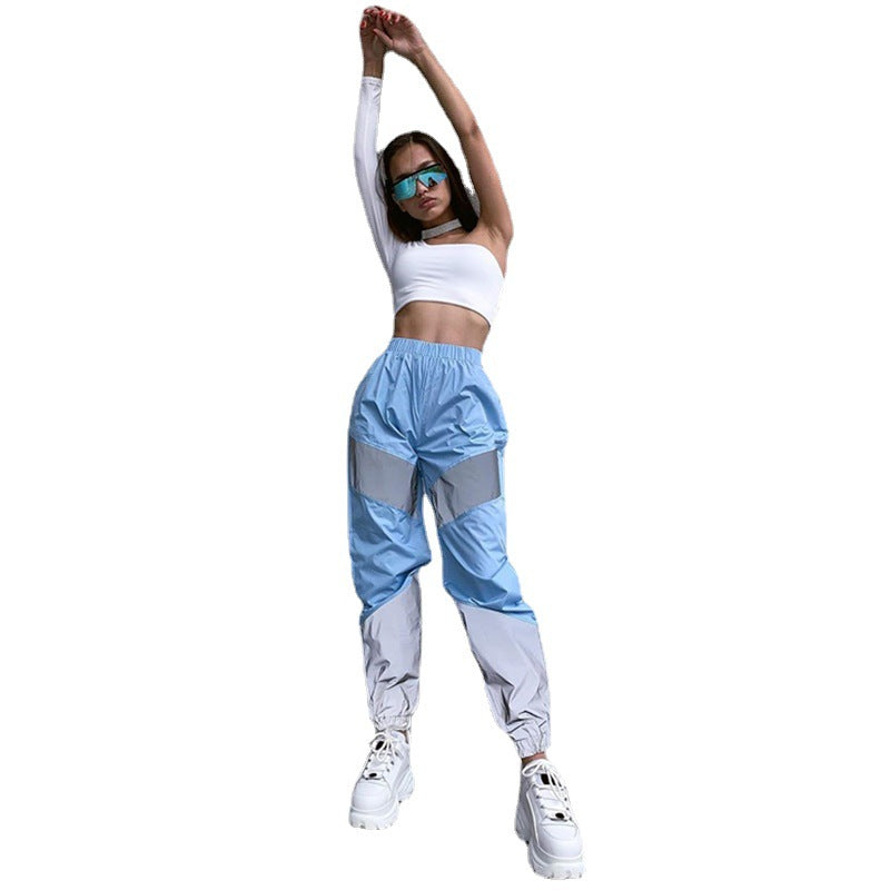 Damen funktionale Sporthose mit reflektierenden Details R&B