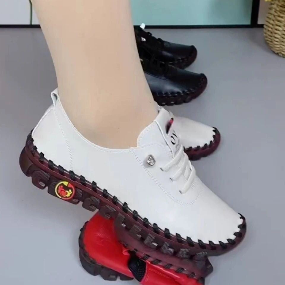 Damen nan flexible faltbare Freizeitsneaker mit stoßdämpfender Profilsohle R&B
