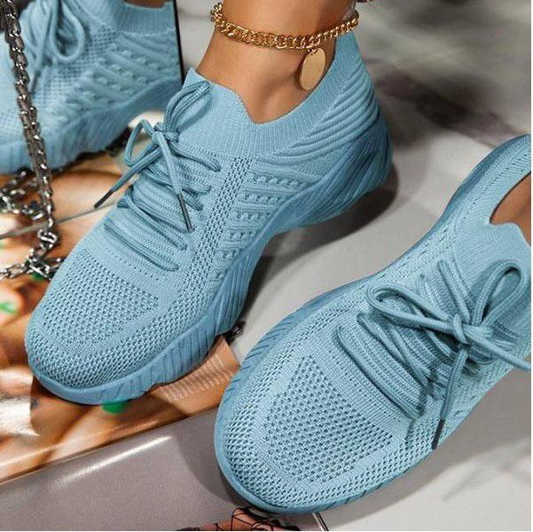 Damen Atmungsaktive Lauf-Sneaker mit elastischem Obermaterial und innovative Sohle R&B