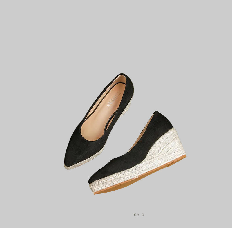 R&B | Lässig Rutschfest Wild Keil Absätze Schuhe