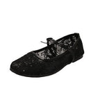 Damen Elegante Ballerinas mit dekorativem Schleifen-Design und glitzernden Applikationen R&B