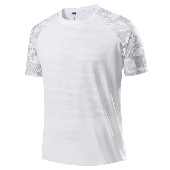 Herren nan atmungsaktives Funktionsshirt mit Raglanärmeln und Tarnmuster R&B