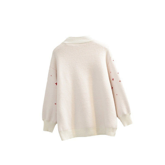 Damen Kuscheliger Weihnachtspullover mit festlichem Rentierdesign R&B