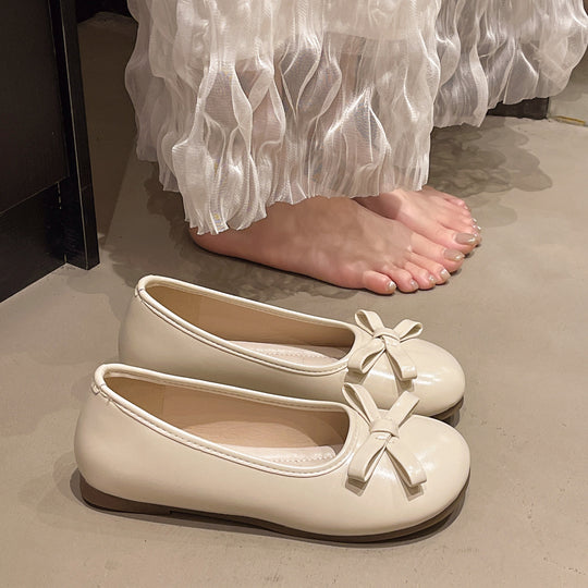 Damen Ballerinas mit verspieltem Schleifen-Design und komfortablem Innenfutter R&B