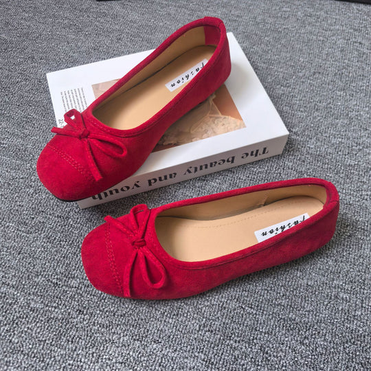 Damen Ballerinas mit elegantem Schleifen-Detail und softem Innenfutter R&B