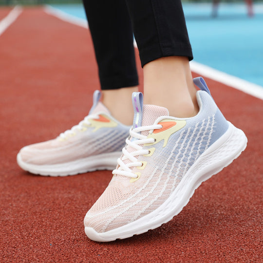 Damen Leichte Laufschuhe mit atmungsaktivem Obermaterial und stoßdämpfender Sohle R&B