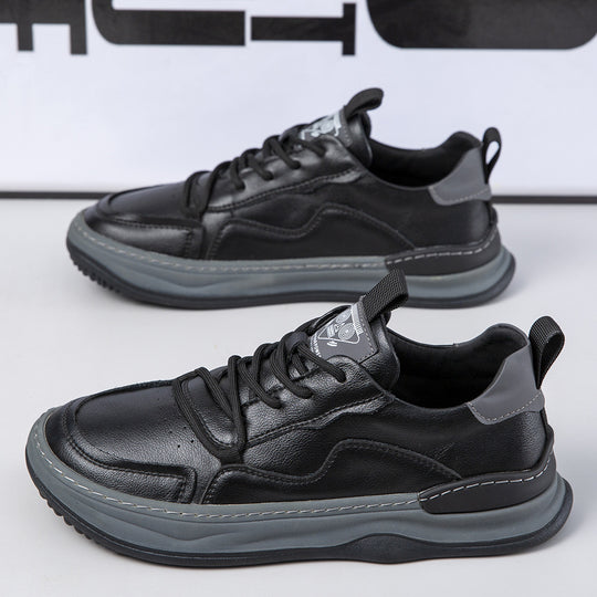 Damen Sportliche Ledersneaker mit komfortabler Sohle R&B