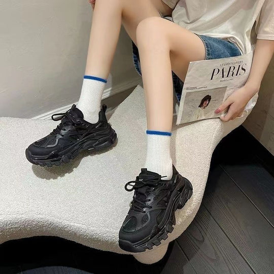 Damen Sportliche Sneakers mit atmungsaktiver Netzstruktur und rutschfester Sohle R&B