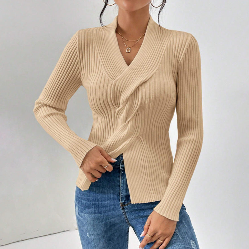 Damen eleganter Strickblazer R&B