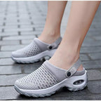 Damen Komfortable Freizeitsandalen mit atmungsaktiver Netzstruktur R&B