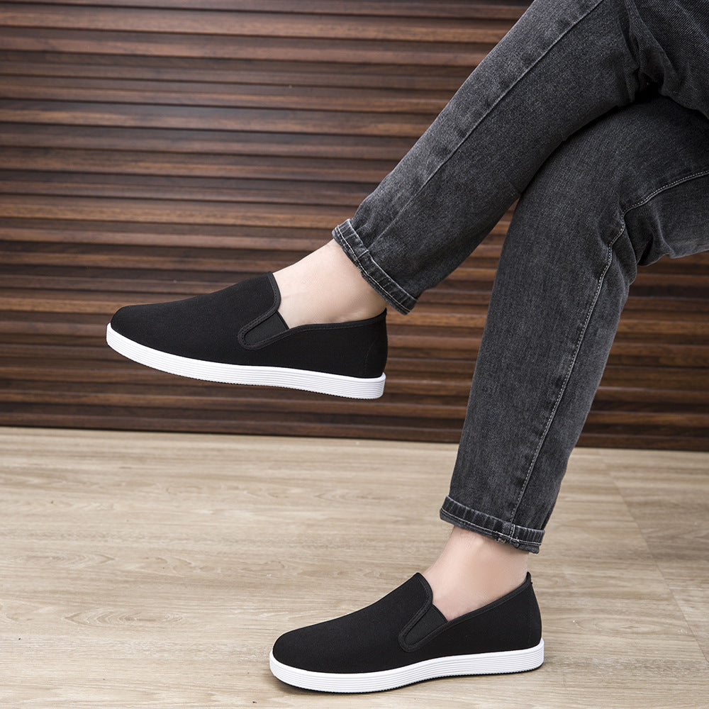Damen Bequeme Slip-On Sneakers mit Elastikeinsätzen R&B