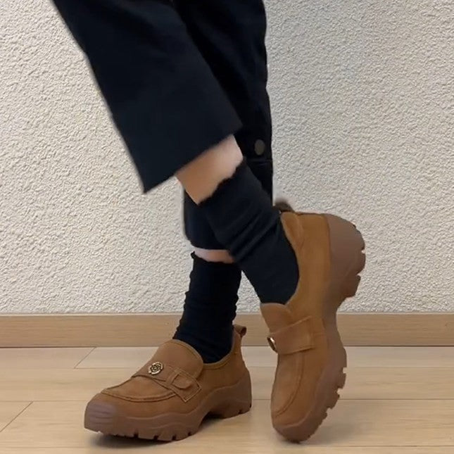 Damen Komfortable Mokassins mit elegantem Blütenakzent R&B