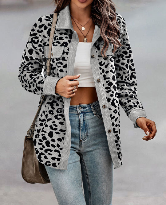Damen lässige und modische Karo-Jacke R&B