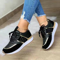 Damen modische Sneakers mit luxuriösen Akzenten und atmungsaktiver Sohle R&B