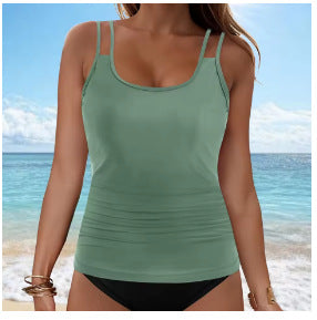 Damen Tankini-Oberteil mit modischem Rüschendesign R&B