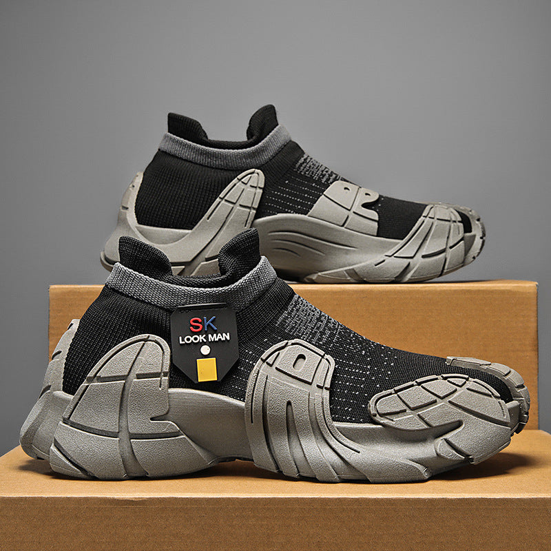 Damen Sportliche Slip-On Sneakers mit rutschfester Sohle und flexiblem Design R&B