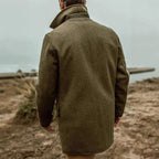 Herren stilvolle Wolljacke im doppelten Schnitt