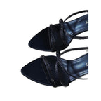 Damen elegante High Heel Sandalen mit funkelnden Bling-Verzierungen R&B